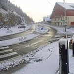Le col de la Faucille ce matin.